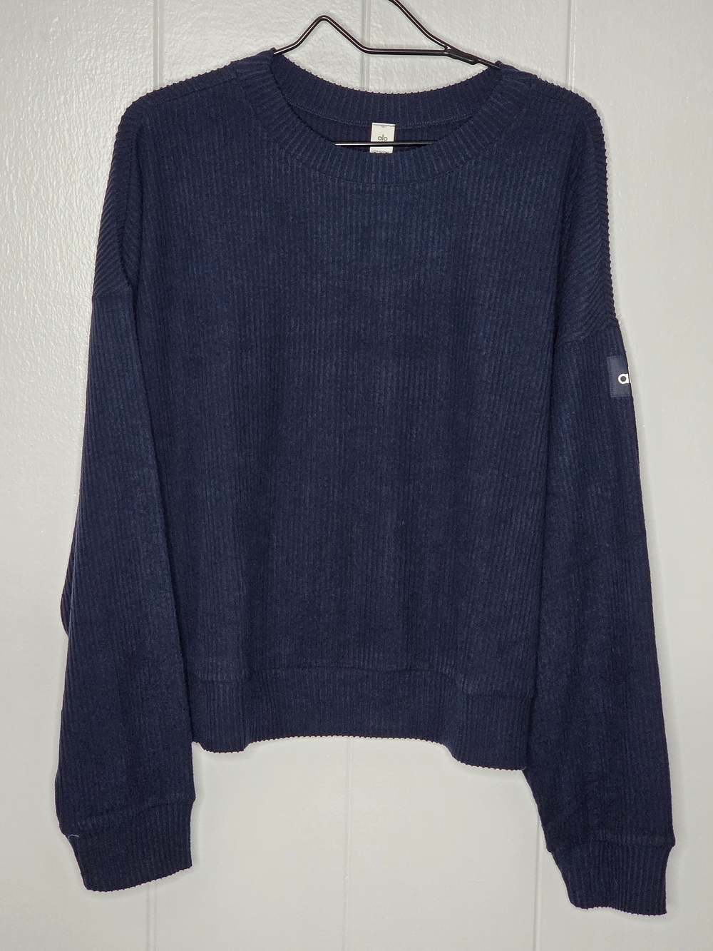 ALO Yoga Muse Crewneck Pullover NWT Size L